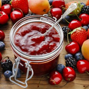 Mixed berries preserve