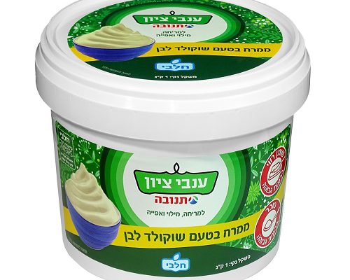 White chocolate flavored spread