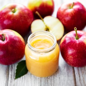 מילוי תפוח עץ ללא תוספת סוכר להזרקה