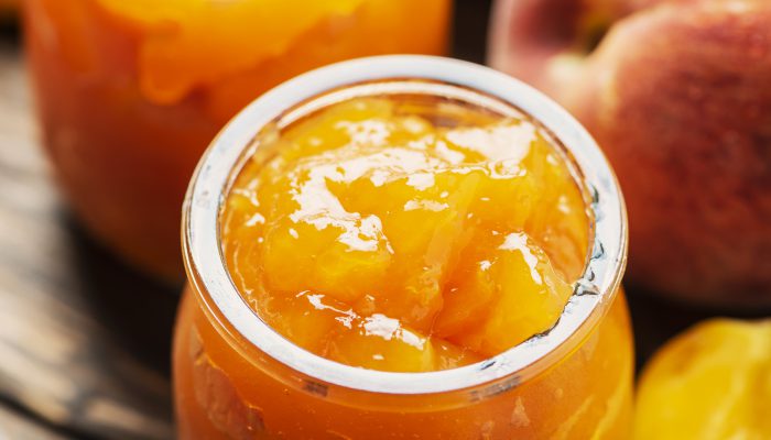 Peach additive for yogurt